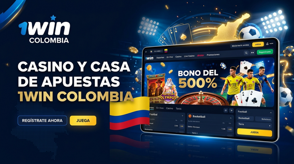 Casino y casa de apuestas 1win Colombia